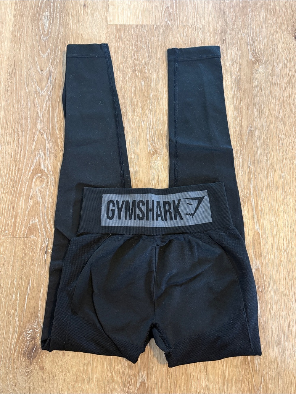 Gymshark Black High-Waist Athletic Leggings